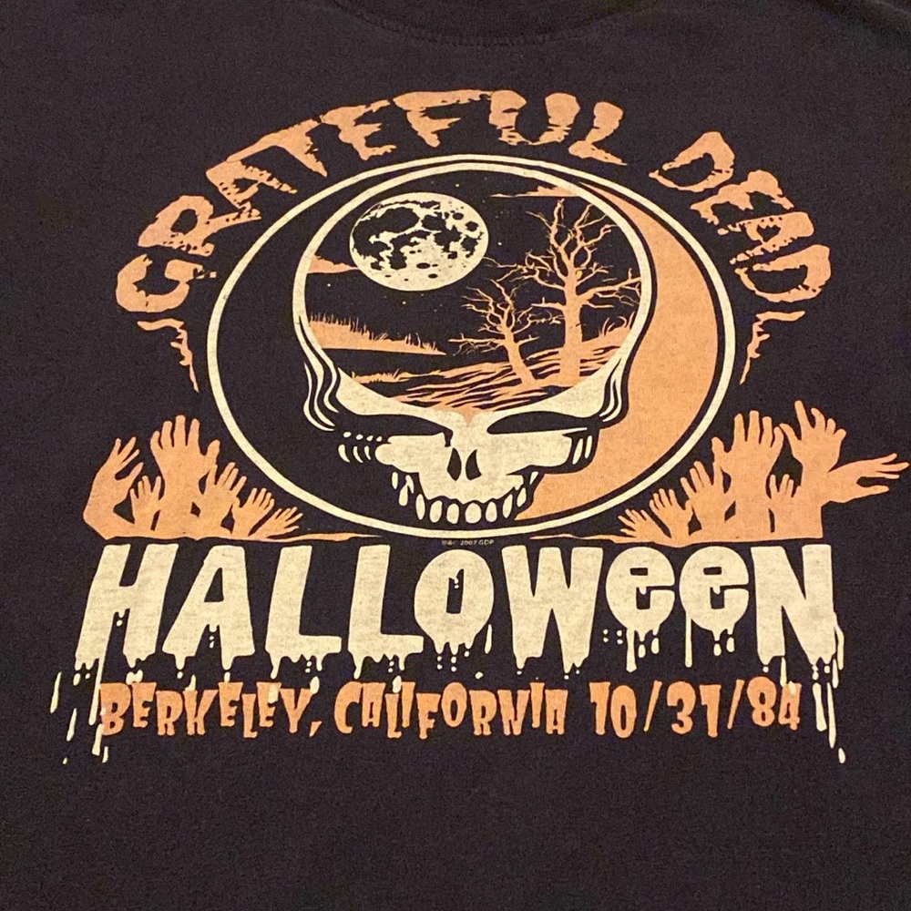 Y2K Liquid Blue Grateful Dead Halloween Berkeley 1984 reprint 20 x 27